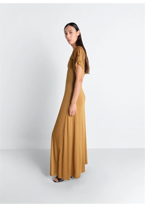 zip dress woman cinnamon brown LEMAIRE | R1144 LJ1049BR426